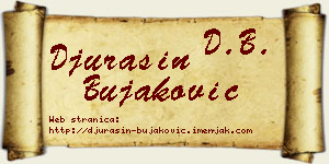 Đurašin Bujaković vizit kartica